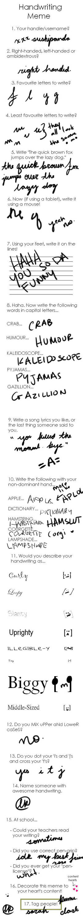 HORRIBLE CURSIVE MEME. by xxxSushiPanda on DeviantArt