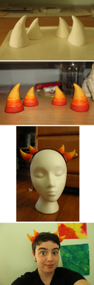 Homestuck, Sollux Captor Horns - Progress