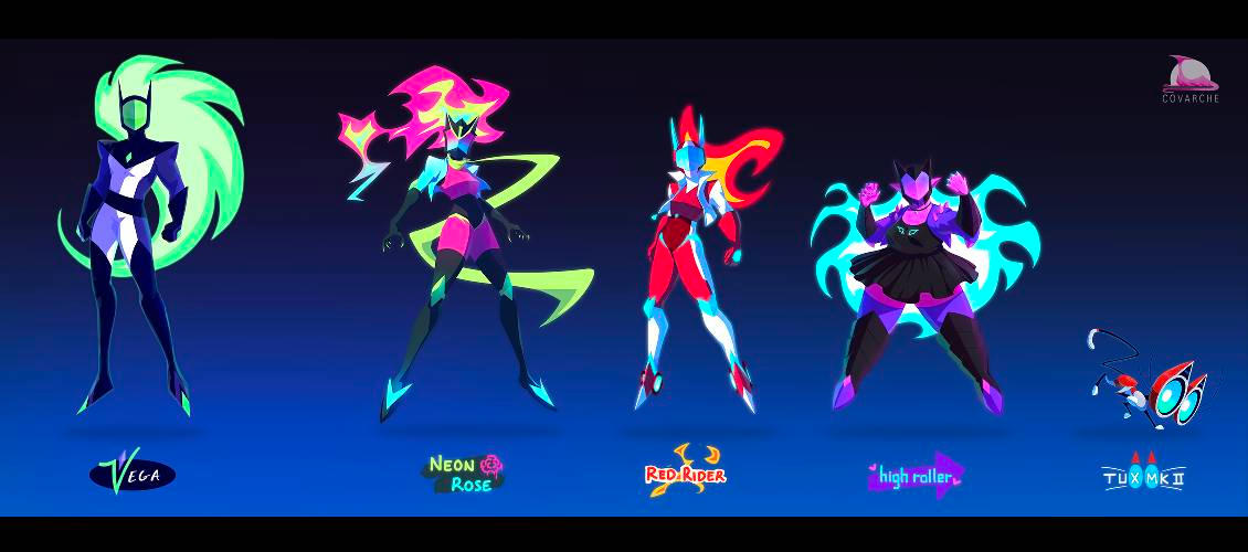 RED RIDER character lineup by Covarche on DeviantArt