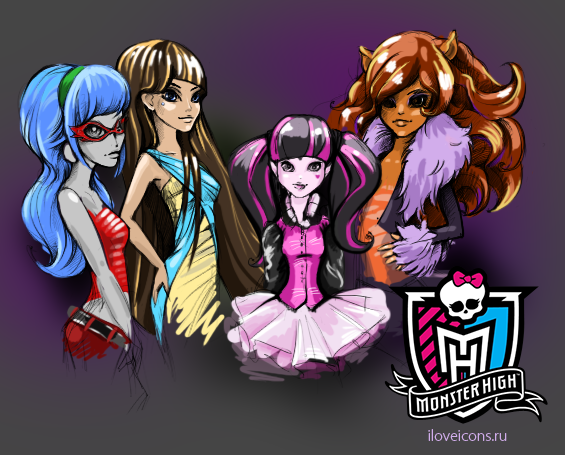 All monster high girl top characters