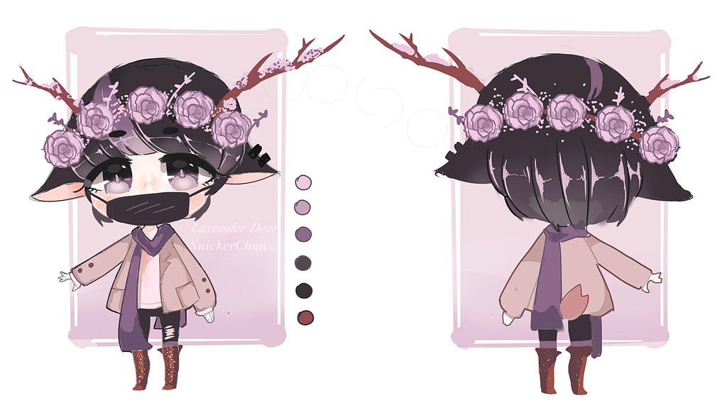 (CLOSED) Lavender Deer Adopt