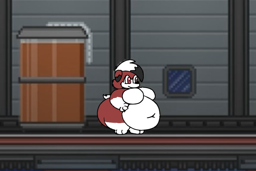 Starbound Fat Lycanroc Fatty Starbound Bigfatties by pinkfur17 on DeviantArt