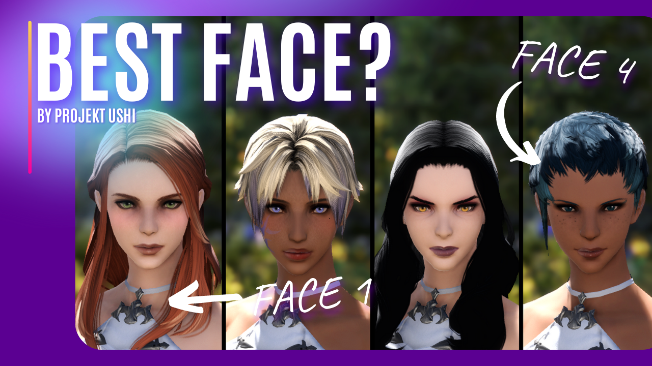 FFXIV Best Face for Hyur Highlander by ProjektUshi by ProjektUshi on ...
