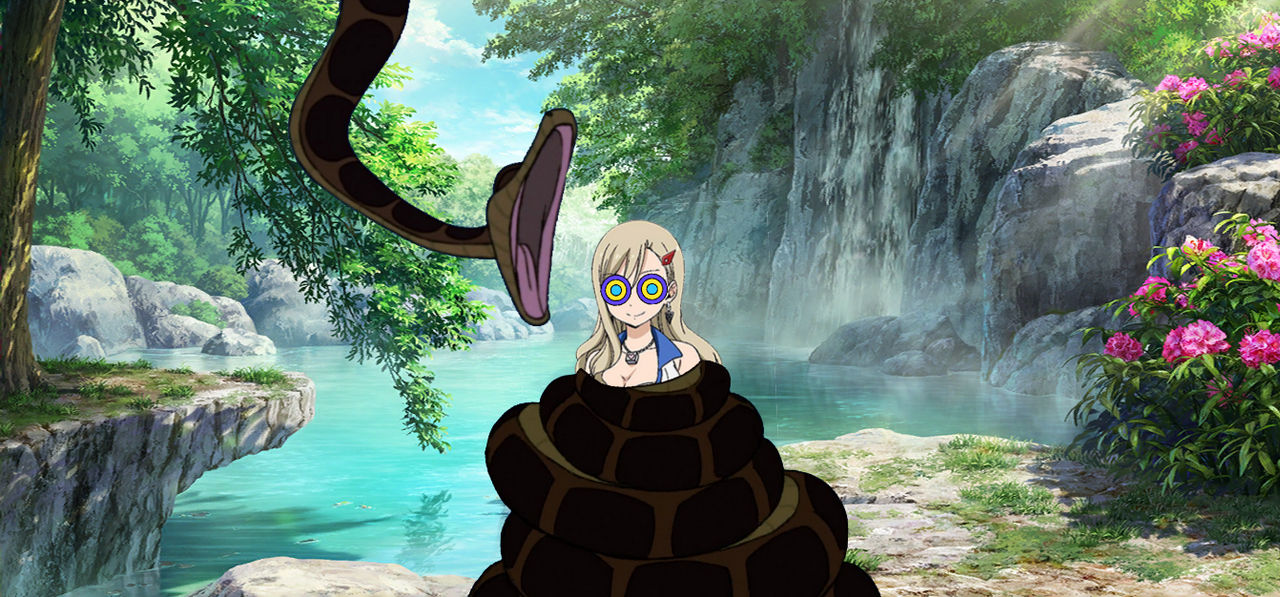 Kaa Blue Color Rebecca Bluegarden and Kaa by XoncronZero1 on DeviantArt