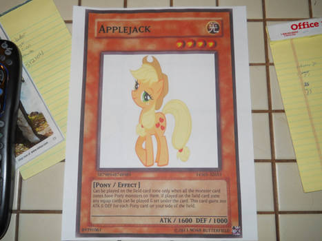 Yugioh Applejack Card