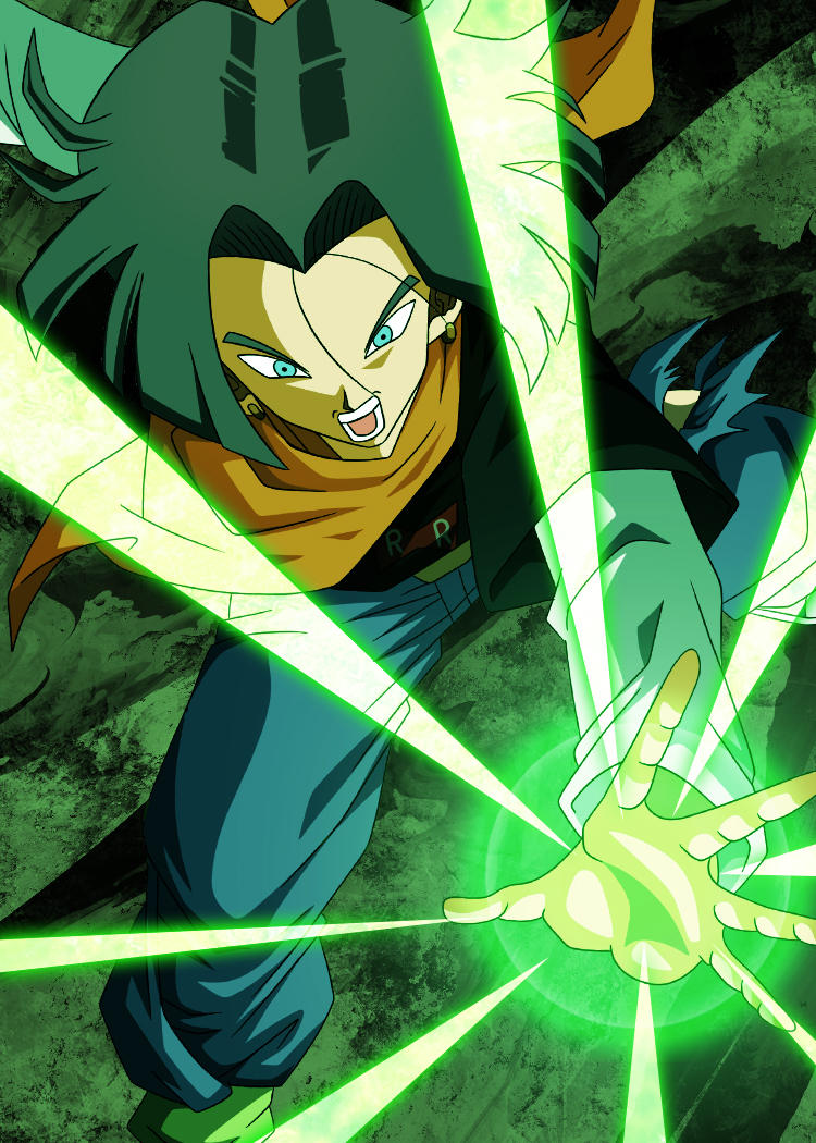 Dragon Ball Fusion World Template Green Android 17 by TCGMetalZ on ...