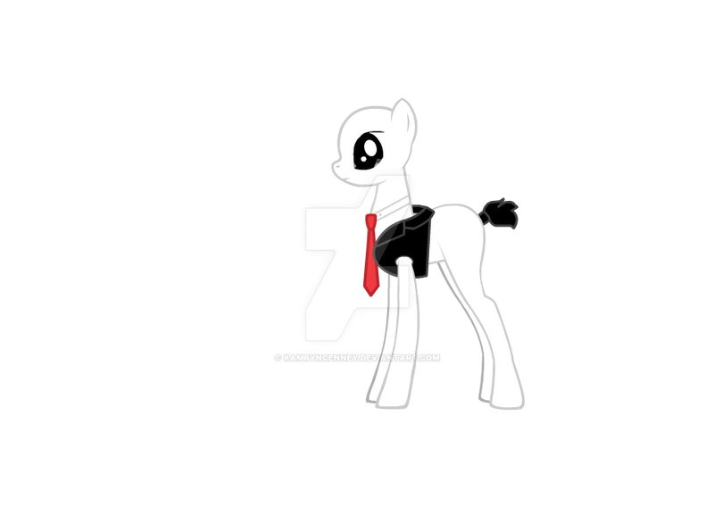 Slender Ponies SlenderPony by KamrynCenney on DeviantArt