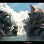 Uncharted Waters-Mattepainting