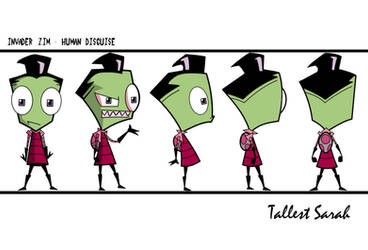 Invader Zim Turn Sheet