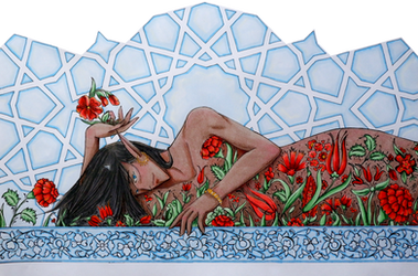 Here I lie in the bed of flowers by LyraMorgan