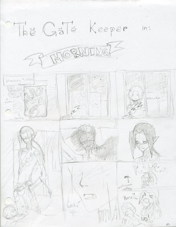 The gate keeper - Morning by doc-sama on DeviantArt