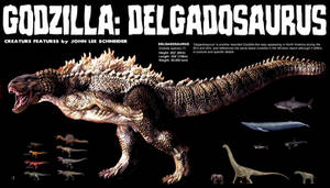 GODZILLA DELGADOSAURUS 3D