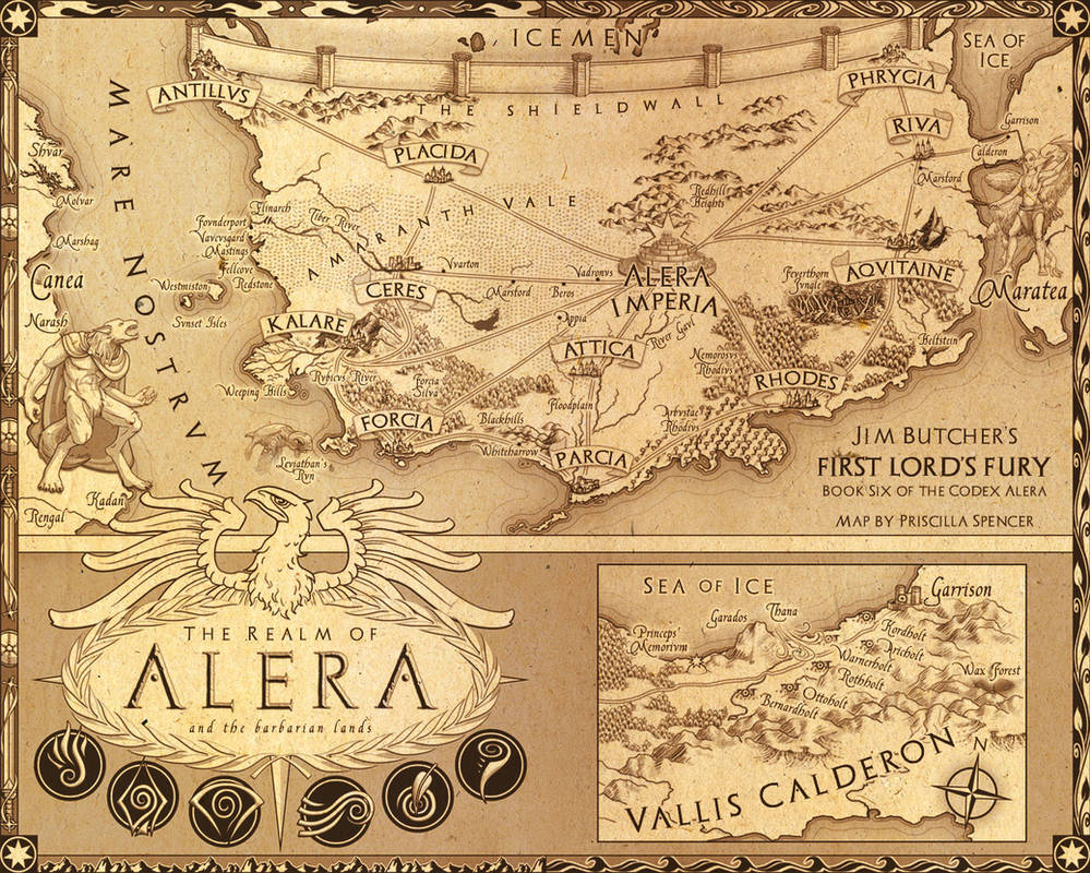 Codex Alera Map