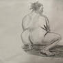 Figure drawing curvy woman