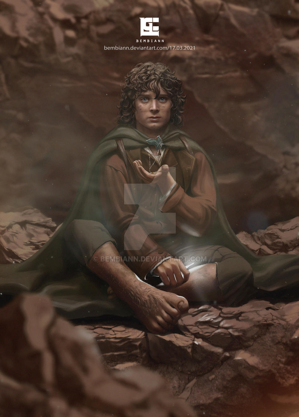 Frodo Deviantart Draw Frodo (warm version) by Bembiann on DeviantArt