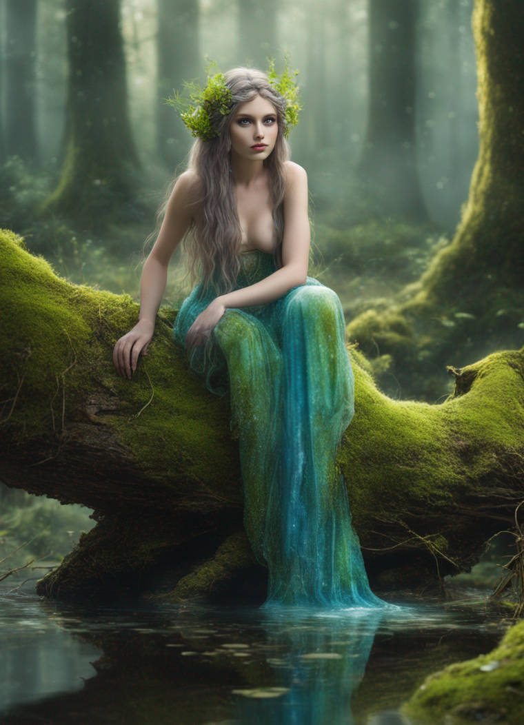 Beautiful water nymph