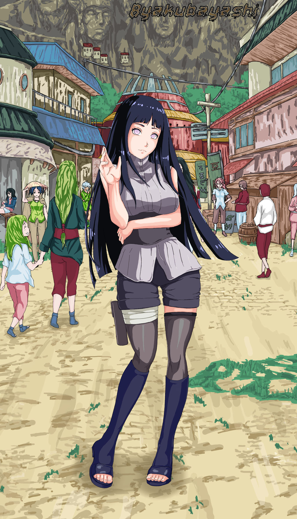 Naruto X Hinata Anime_blank - Illustrations ART street