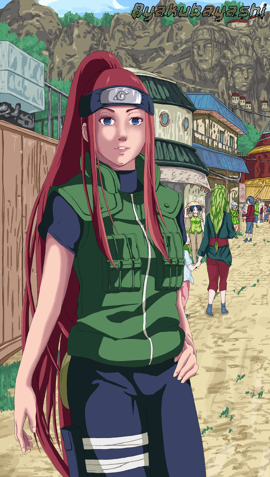 Uzumaki Kushina By Byakubayashi On DeviantArt uzumaki-kushina-by-byakubayashi-on-deviantart