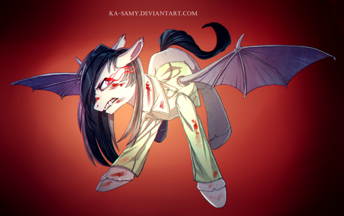 Commission - Winged Cross vampire