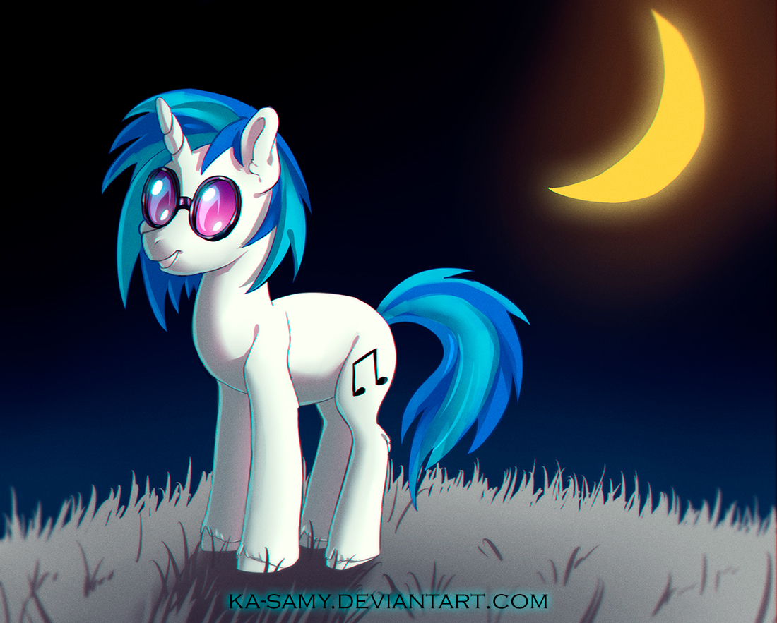 Vinyl Scratch (commission)