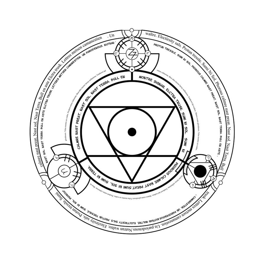 Lead to Gold Alchemy Array by Notshurly on DeviantArt