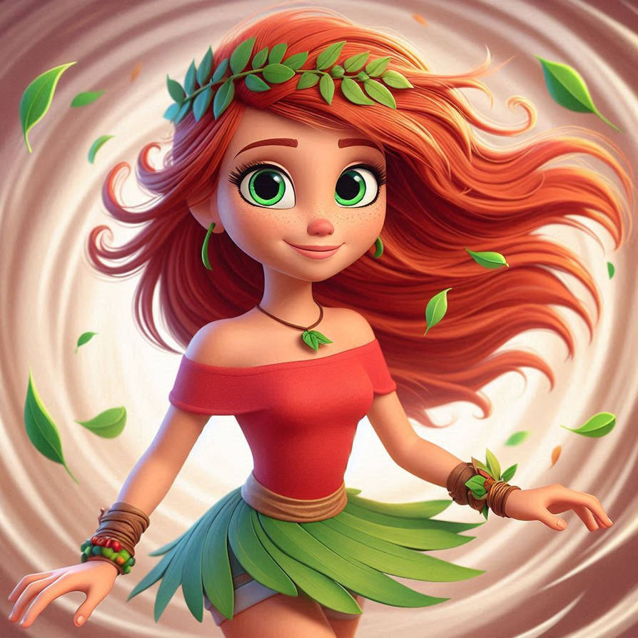 Hula Rafaella Disney-Pixar AI 3D Whirlwind by Andrelpg on DeviantArt