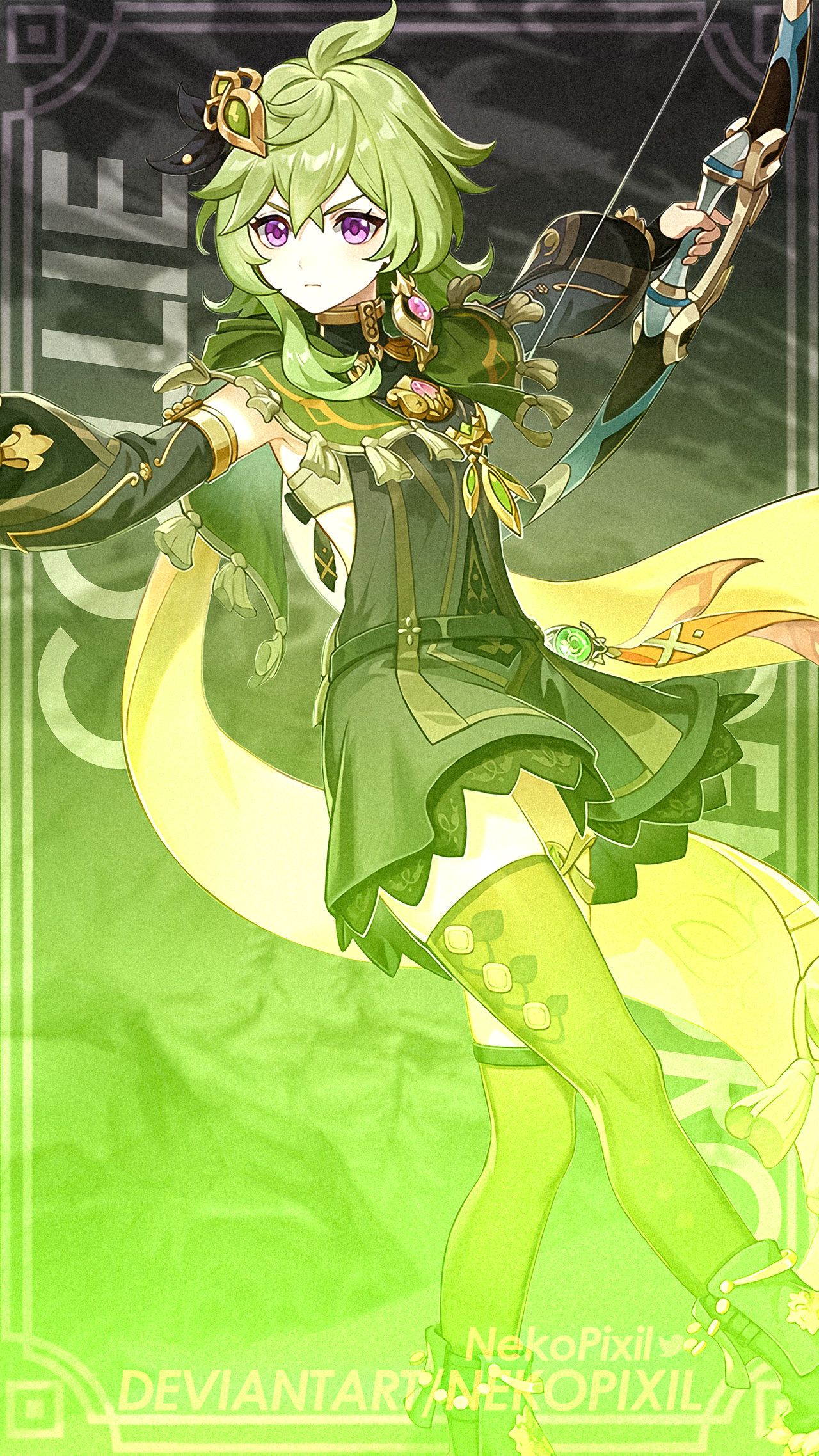 Collei Design Genshin Impact: Collei Render by NekoPixil on DeviantArt