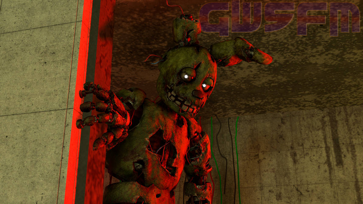 Spring Animitronics The Animatronic (Springtrap) by GreatWesternSFM on DeviantArt