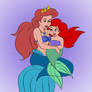 Queen Athena and Ariel