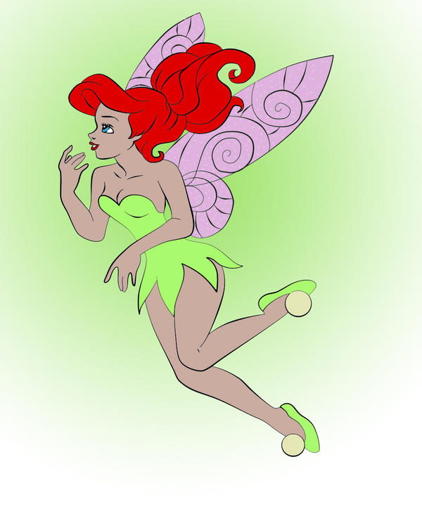 Ariel as Tinkerbell