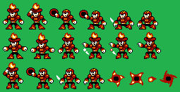 Combust Man apparently has a spritesheet