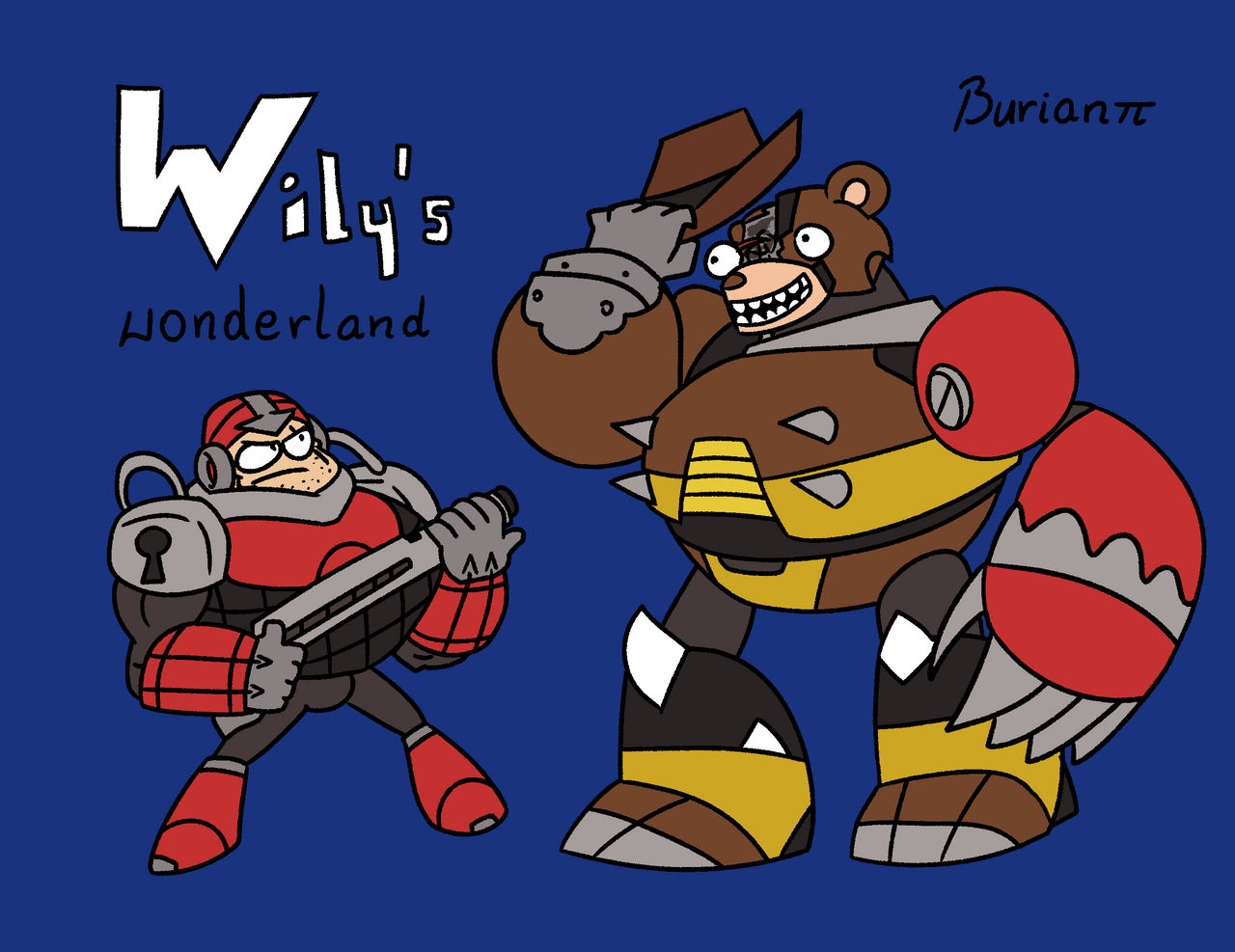 Bugmaster06 Wily's Wonderland by BurianPi on DeviantArt