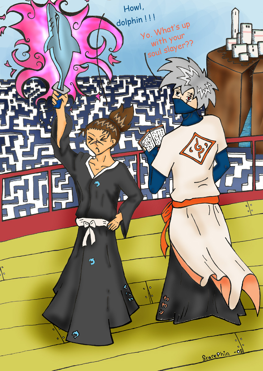 Bleach + Kaka + Iru... :D