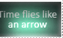 Time Flies Stamp - bandit4edu