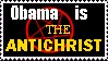 Obama Is The Antichrist Stamp