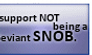 DONT FAV - Deviant Snob Stamp