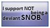 DONT FAV - Deviant Snob Stamp by stamps-club