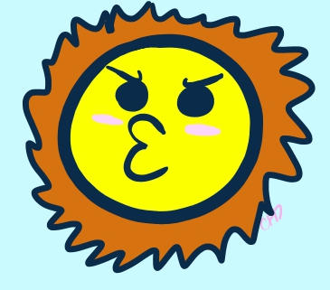 Angry Sun Deviantart Cute angry sun :3 by SnowFlakeClouds on DeviantArt
