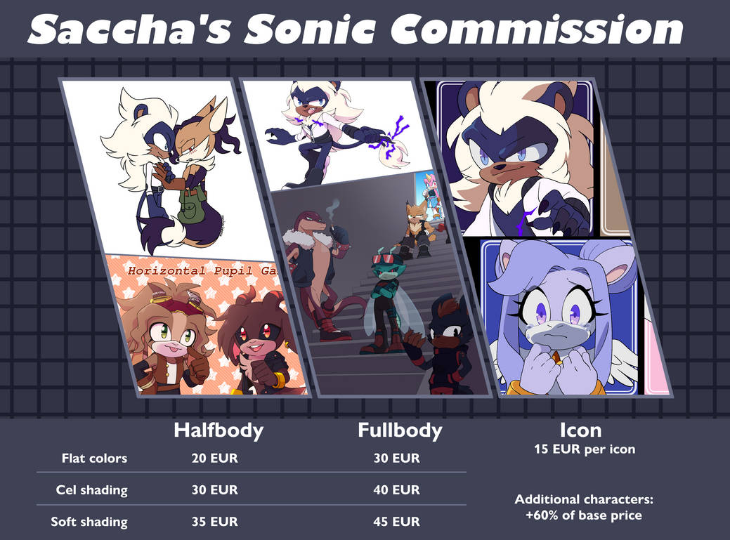 Saccha's Sonic Commission Sheet [OPEN]