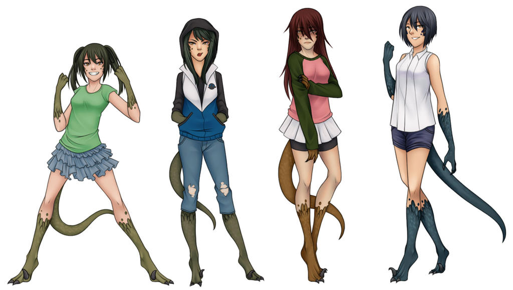 The Raptor Girls by The-Knight-Writer on DeviantArt