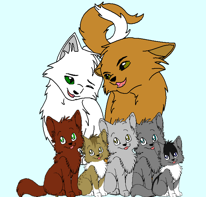 Lionblaze and Icefur Family