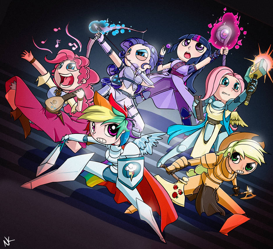 Dungeons and Dragons and Ponies by EshianFulika