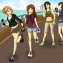 CM: 4 Girls Out And About