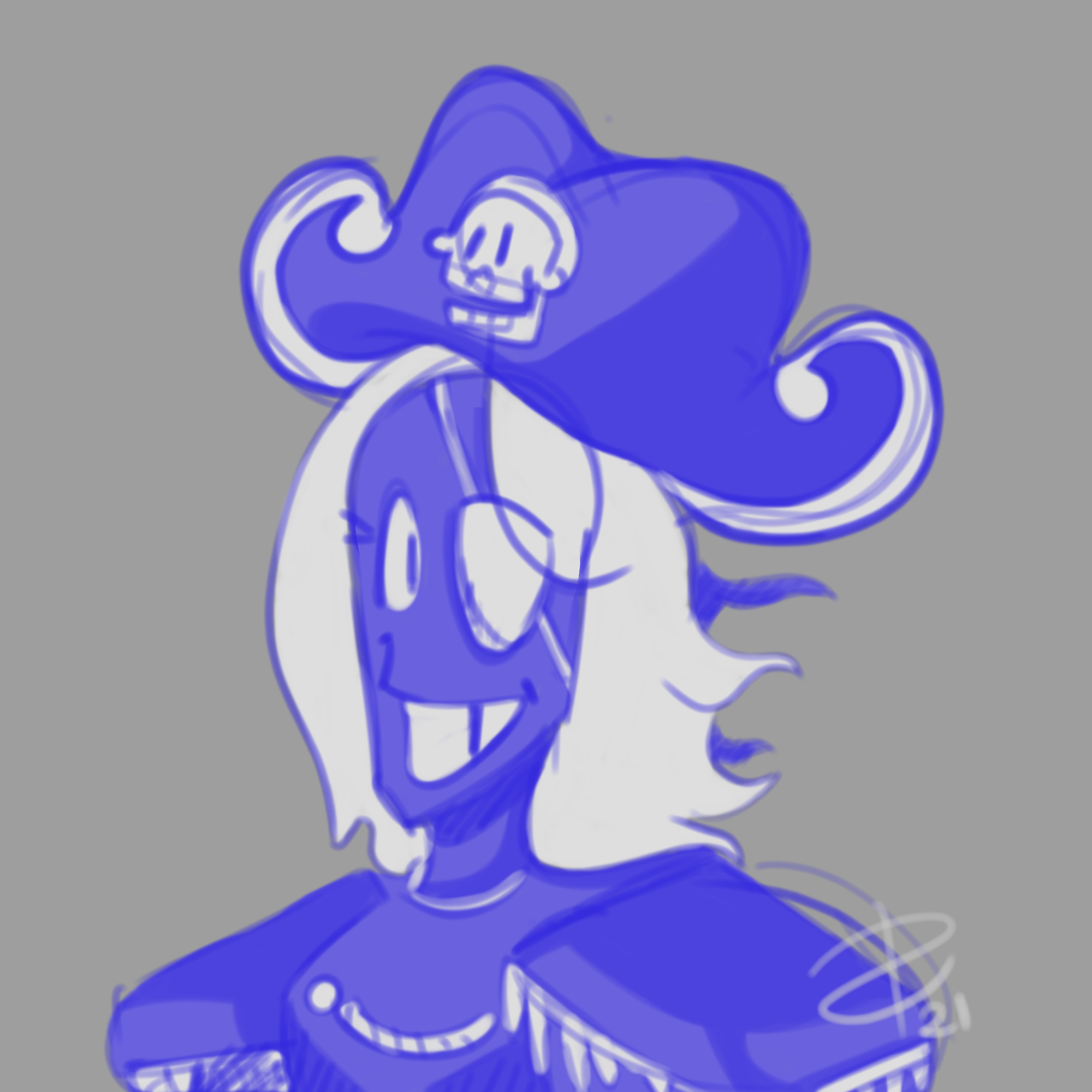 Deltarune Chapter 2 Rouxls Kaard by seassan on DeviantArt