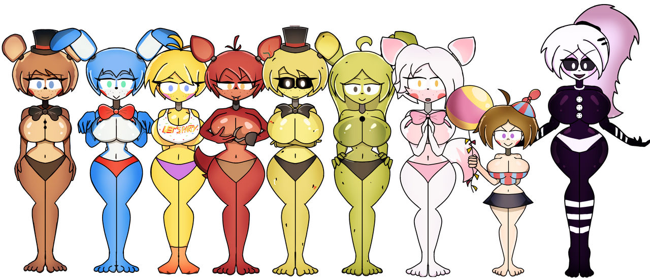 Five Nights in Anime (all) by XXXMen on DeviantArt