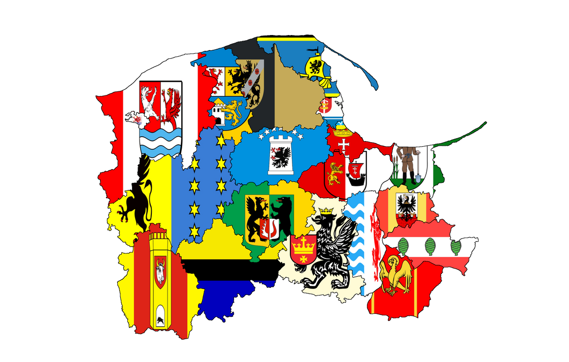 Counties of Pomerania Province Flag Map by ktchupandmstrd on DeviantArt