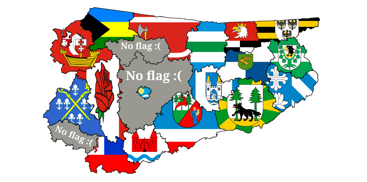 Counties of Warmian-Masurian Province Flag Map by ktchupandmstrd on ...