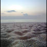 Wet Sand in a Sunrise