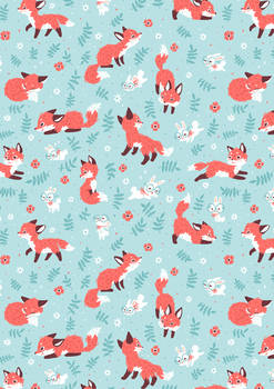 Fox and Bunny Pattern