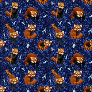 Red Panda Pattern